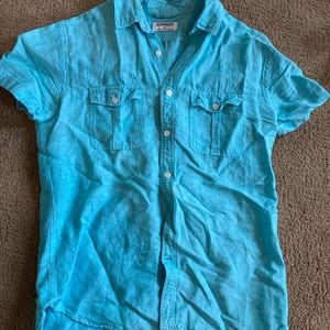 EXPRESS Men’s linen shirt size M